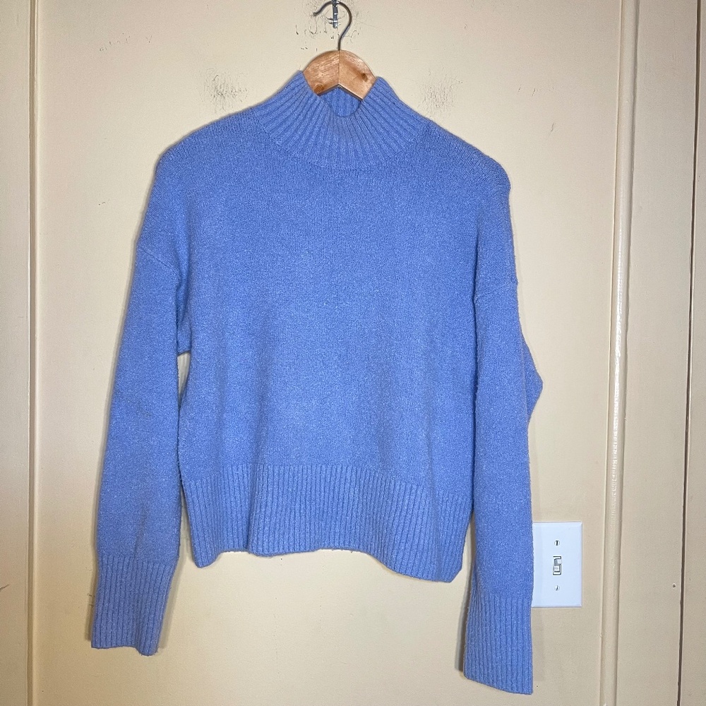 & Other Stories Blue Turtleneck Sweater